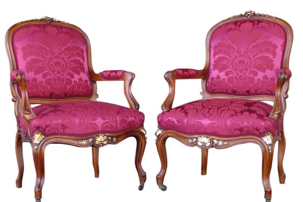 Furniture Upholstery Melbourne, French Style Antique Armchair